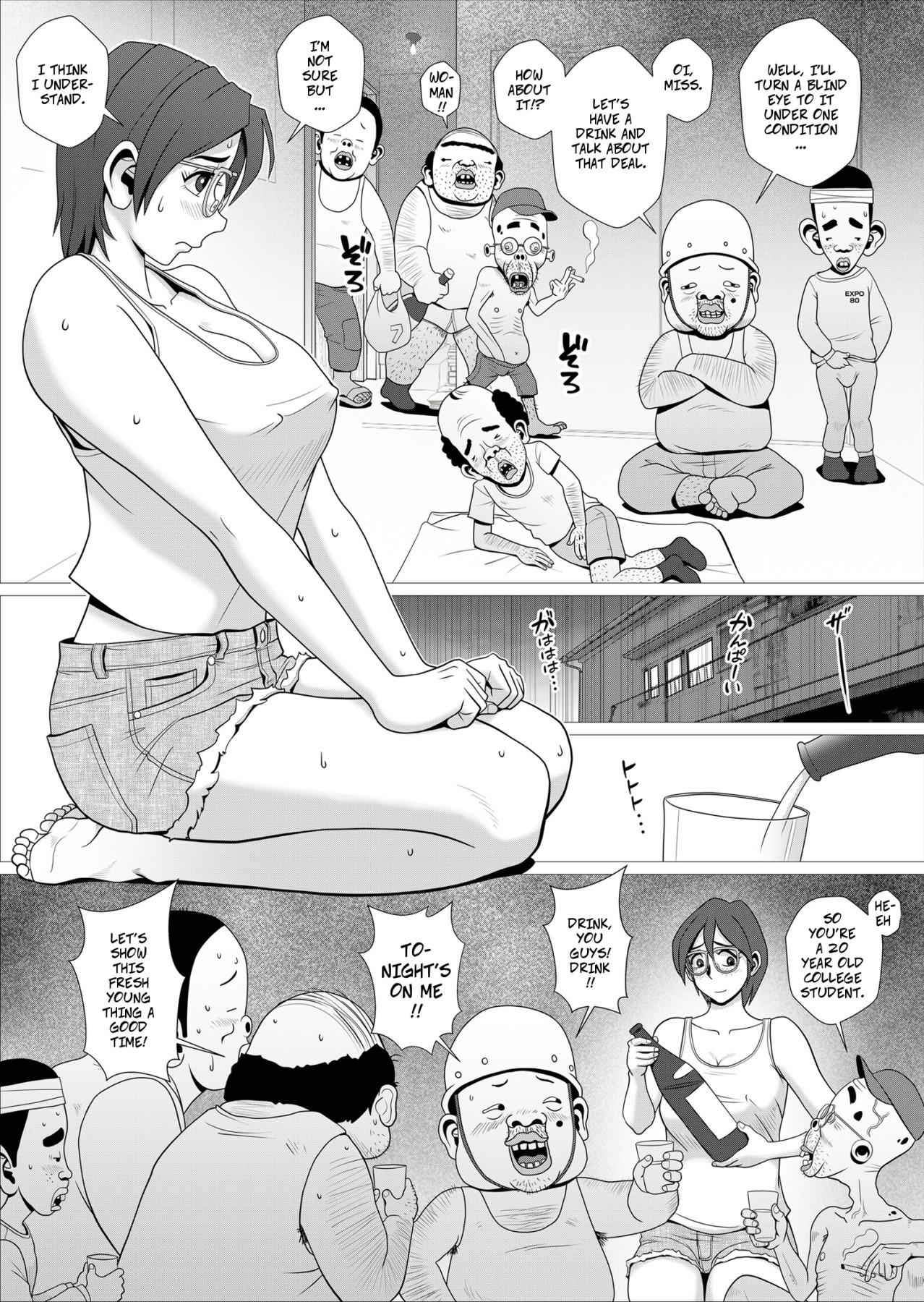 Hentai Manga Comic-Happy Cuckold Husband 5: Sexy Wife Tells Her Erotic College Gangbang Story-Read-12